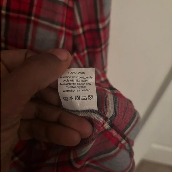 J.Crew Shirt womens Boy Fit Tartan Plaid Red Black Button Up Office Career F7289 - Picture 6 of 6